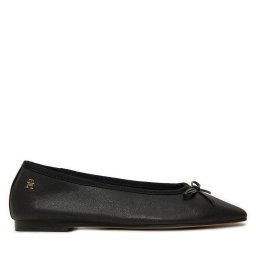 Балеринки Tommy Hilfiger Soft Leather FW0FW08355 Черен