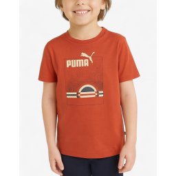 PUMA Essentials+ Street Art Summer Tee Orange