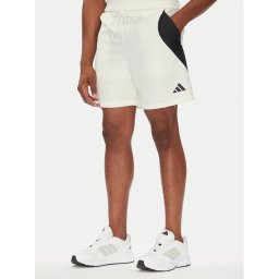 adidas Спортни шорти Stadium JX5624 Бял Regular Fit