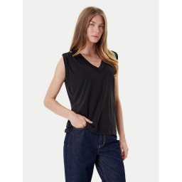 Guess Блуза W5YP52 KCYW2 Черен Regular Fit