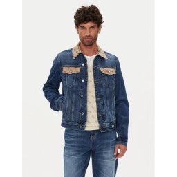 Guess Дънково яке M5YXN1 D5KT3 Тъмносин Regular Fit