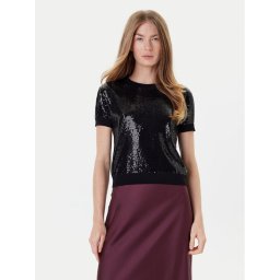 Guess Пуловер W5YR21 Z3E70 Черен Regular Fit