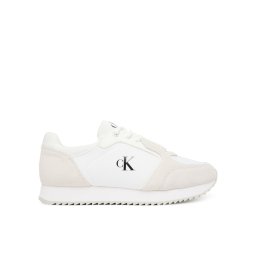 Calvin Klein Jeans Сникърси Runner Laceup Sock Mg Nylon Mix YW0YW01644 Бял