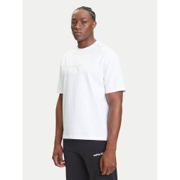 Calvin Klein Jeans Тишърт Hero Monologo LV04RB295G Бял Relaxed Fit