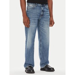 Calvin Klein Jeans Дънки 90s LV04RC761G Син Straight Fit