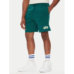 Gap Спортни шорти 703989-02 Зелен Regular Fit