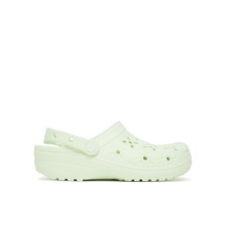 Crocs Чехли Classic Floral Cut-Out Clog 210927 Зелен