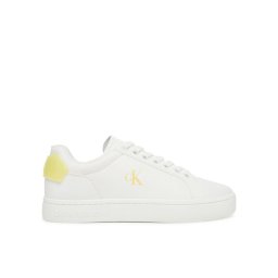 Calvin Klein Jeans Сникърси Classic Cupsole Ru Patch Lth Wn YW0YW01845 Бял