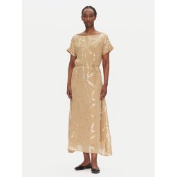 Bruuns Bazaar Коктейлна рокля Caroli BBW4550 Бежов Regular Fit