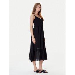 MICHAEL Michael Kors Коктейлна рокля MT583467R3 Черен Regular Fit