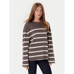 Tommy Hilfiger Блуза Gold Button WW0WW45760 Кафяв Relaxed Fit