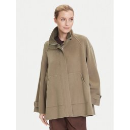 MAX&Co. Вълнено палто Letizia 2526086071200 Зелен Oversize