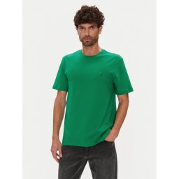 Tommy Hilfiger Тишърт Ess Seasonal MW0MW39995 Зелен Regular Fit