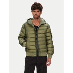 C.P. Company Пухено яке 19CMOW002A110416A Зелен Regular Fit