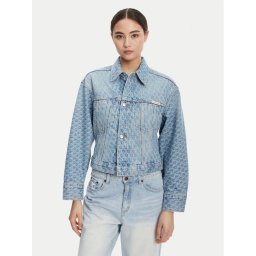 Calvin Klein Jeans Дънково яке LV047C782G Син Oversize