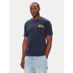 DC Shoes Тишърт ADYZT05460 Тъмносин Heritage Fit