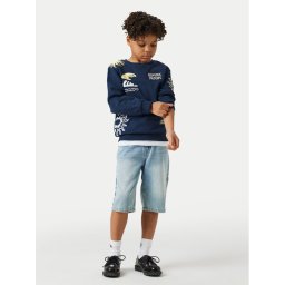 NAME IT Дънкови шорти Ryan 13240442 Син Regular Fit