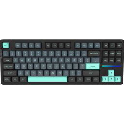 VGN безжична геймърска механична клавиатура V87 Caribbean Blue - Power Silver Switches