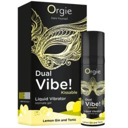 Течен вибратор с възбуждащ ефект "ORGIE DUAL VIBE" Джин с тоник - 15 мл