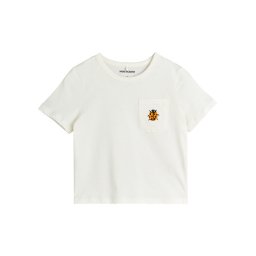 MINI RODINI Тишърт 2522011011 Бял Regular Fit
