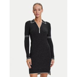 Liu Jo Sport Плетена рокля TF5028 MS49I Черен Regular Fit