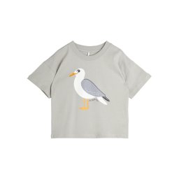 MINI RODINI Тишърт 2522013797 Сив Regular Fit