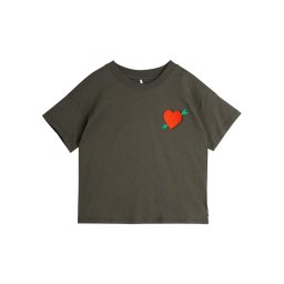 MINI RODINI Тишърт 2522012499 Черен Regular Fit