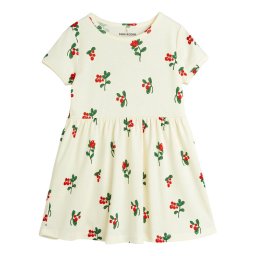 MINI RODINI Ежедневна рокля 2525010311 Бял Regular Fit