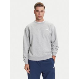 New Balance Суитшърт Small Logo MT41507 Сив Relaxed Fit