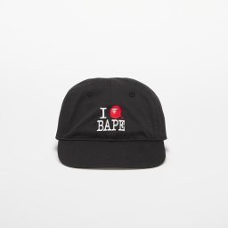 Шапка A BATHING APE Logo Cotton Twill Cap Black Universal