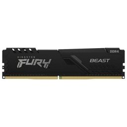 Памет 16GB DDR4 3200MT/s, Kingston HyperX FURY Beast Black (KF432C16BB/16), 1.2V