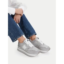 Nine West Сникърси SS25-3C093 Сив