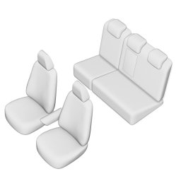Калъфи за седалки за VW TIGUAN 2012-2016