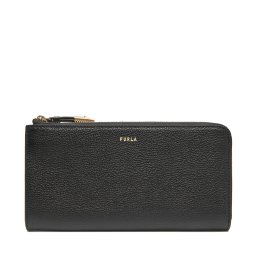 Голям дамски портфейл Furla Goccia L Zip Around WP00471 BX3036 KH O6000 Черен