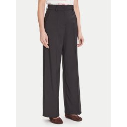 Weekend Max Mara Текстилни панталони Visivo 2525136031 Черен Regular Fit