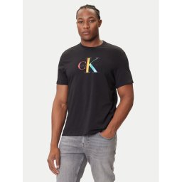 Calvin Klein Jeans Тишърт Pride Graphic LV04RC800G Черен Regular Fit