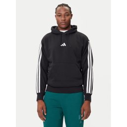 adidas Суитшърт Essentials 3-Stripes JE6297 Черен Regular Fit