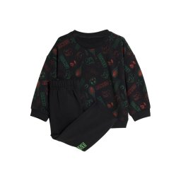 adidas Анцуг Disney Mickey Mouse JM0816 Черен Regular Fit
