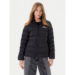 KARL LAGERFELD Преходно яке A1W15049 Черен Regular Fit