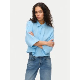 Vero Moda Риза Natali 10279685 Син Standard Fit