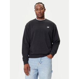 New Balance Суитшърт Small Logo MT41507 Черен Relaxed Fit
