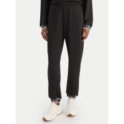 Liu Jo Sport Текстилни панталони TF5284 J4747 Черен Regular Fit