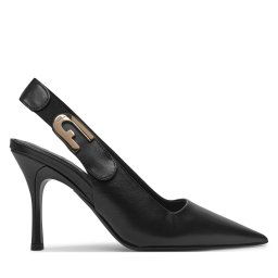 Обувки на ток Furla Sign Slingback T.90 YG05SGN-BX2681-O6000-90294100 Черен