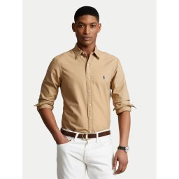 Polo Ralph Lauren Риза 710889739001 Бежов Slim Fit