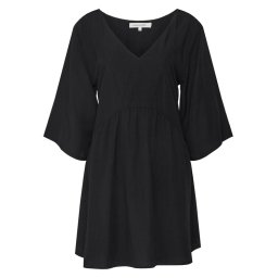 Banana Moon Лятна рокля Agathe Holidays LHN01 Черен Loose Fit