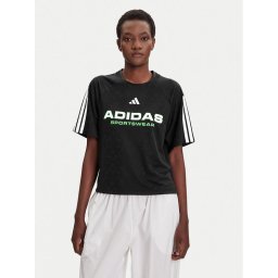 adidas Тишърт Tiro x Common Goal Jacquard JL9212 Черен Loose Fit
