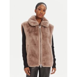 PINKO Жилетка за костюм Deyn Gilet 105107 A2WN D01 Бежов Regular Fit