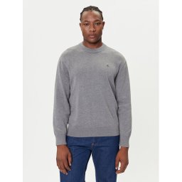 Calvin Klein Jeans Пуловер LV04RC309G Сив Regular Fit