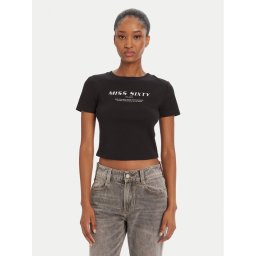Miss Sixty Тишърт 6L1SJ4300000 Черен Slim Fit