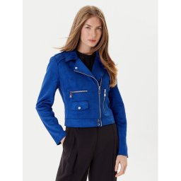 Morgan Яке от имитация на кожа 241-GOUSMI Син Regular Fit